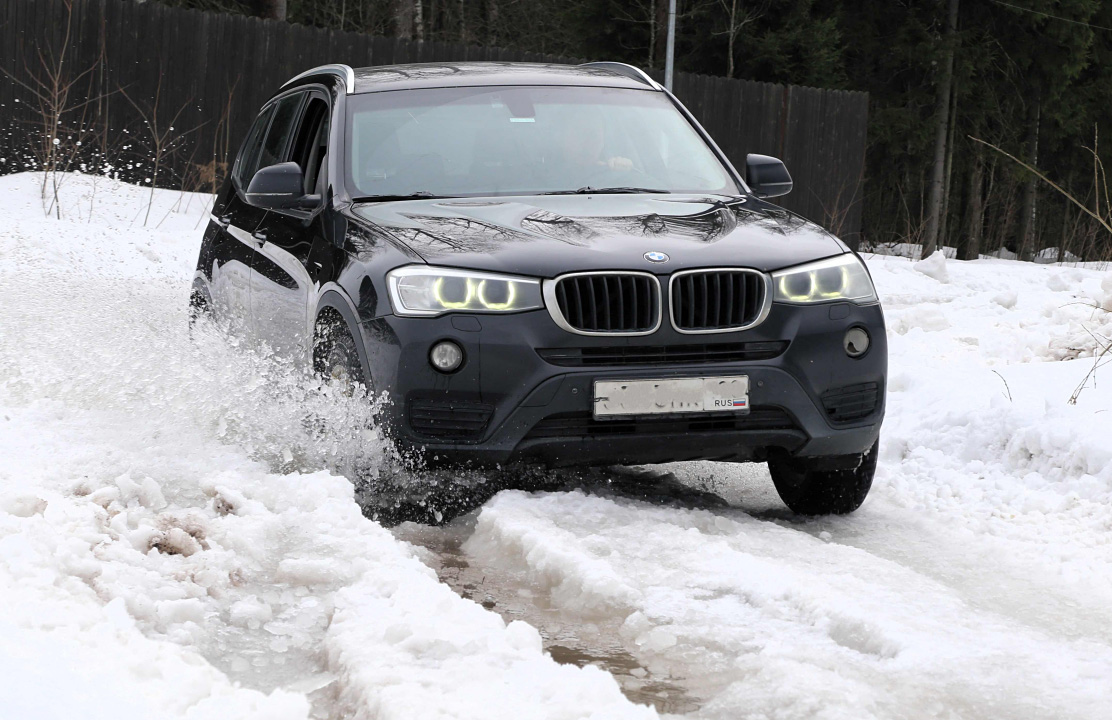 Отзыв водителя BMW X3 о зимних шинах Cordiant Snow Cross 2