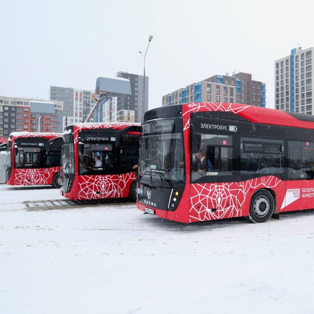 В Перми открыто электробусное движение