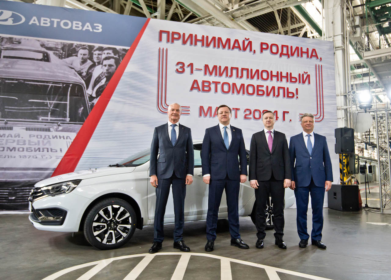 АВТОВАЗ выпустил 31-миллионый автомобиль
