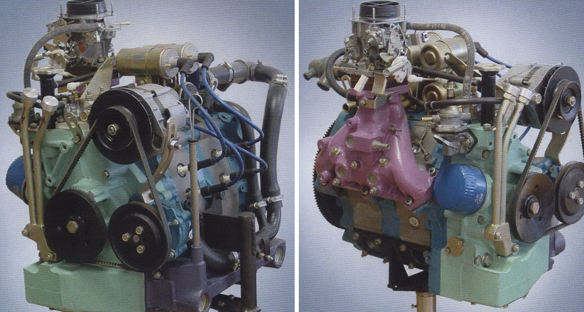 Серийный двигатель ВАЗ-415 устанавливали на «Самары».