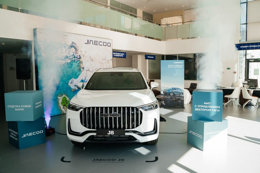 Jaecoo J8 представили в Санкт-Петербурге