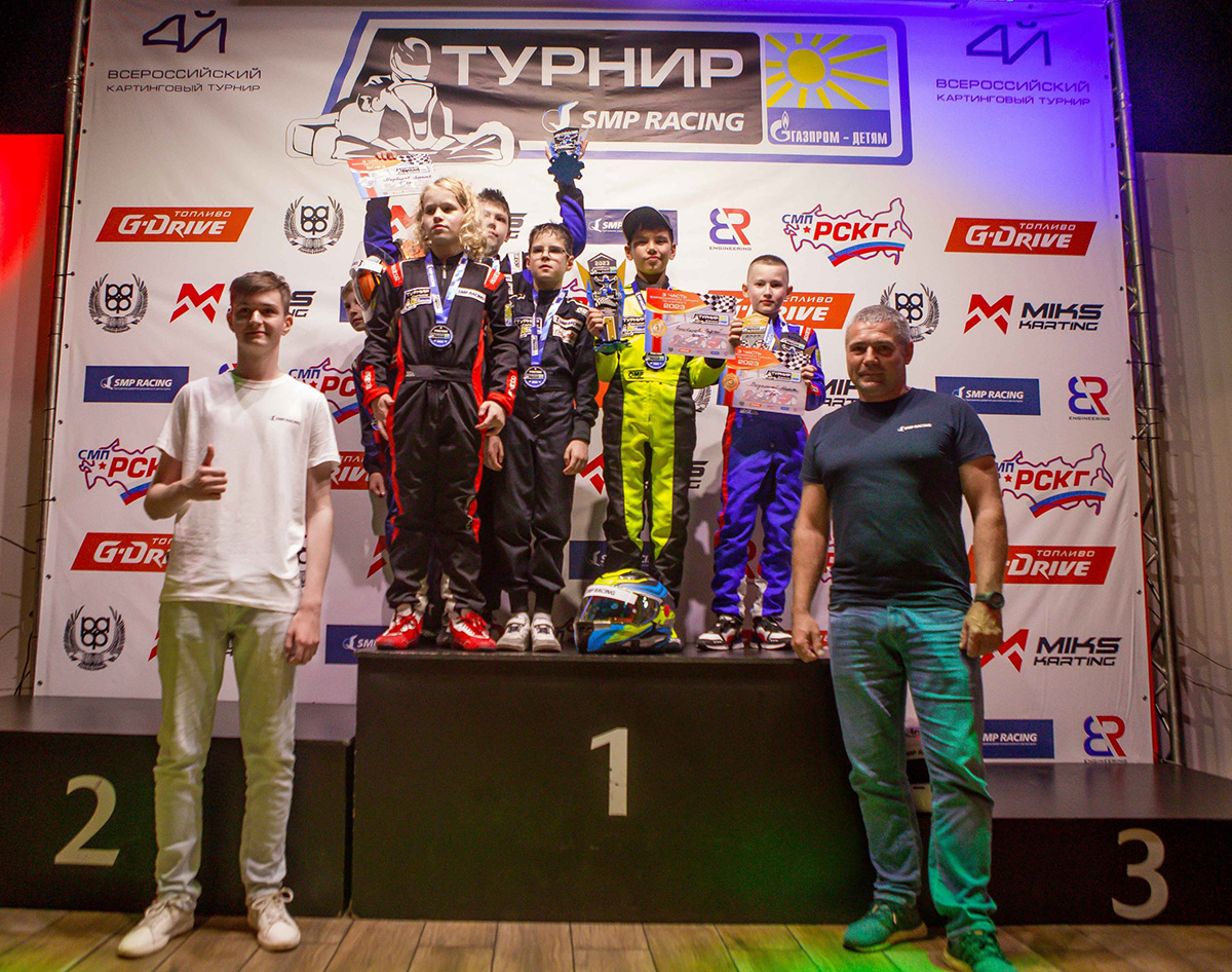 Стартовал пятый сезон всероссийского картингового турнира «SMP Racing / Газпром-детям»
