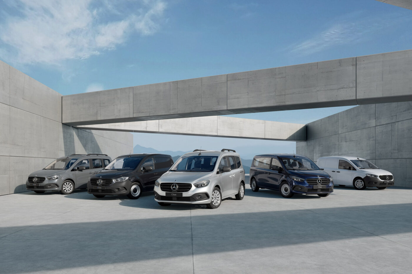 Mercedes запускает длиннобазные версии автомобилей eCitan и EQT